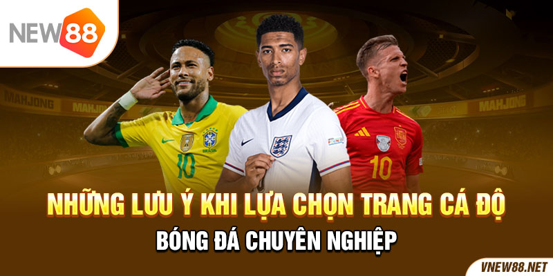 Những lưu ý khi lựa chọn trang cá độ bóng đá chuyên nghiệp